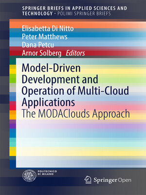 cover image of Model-Driven Development and Operation of Multi-Cloud Applications